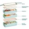 TARLINI Lunch Boxes for Adults with Plastic Silverware Bento Box Set with DividersChopsticks Food Storage Japanese Lunch Containers For Healthy Food Microwave & Dishwasher Safe Bento Boxes for Adults